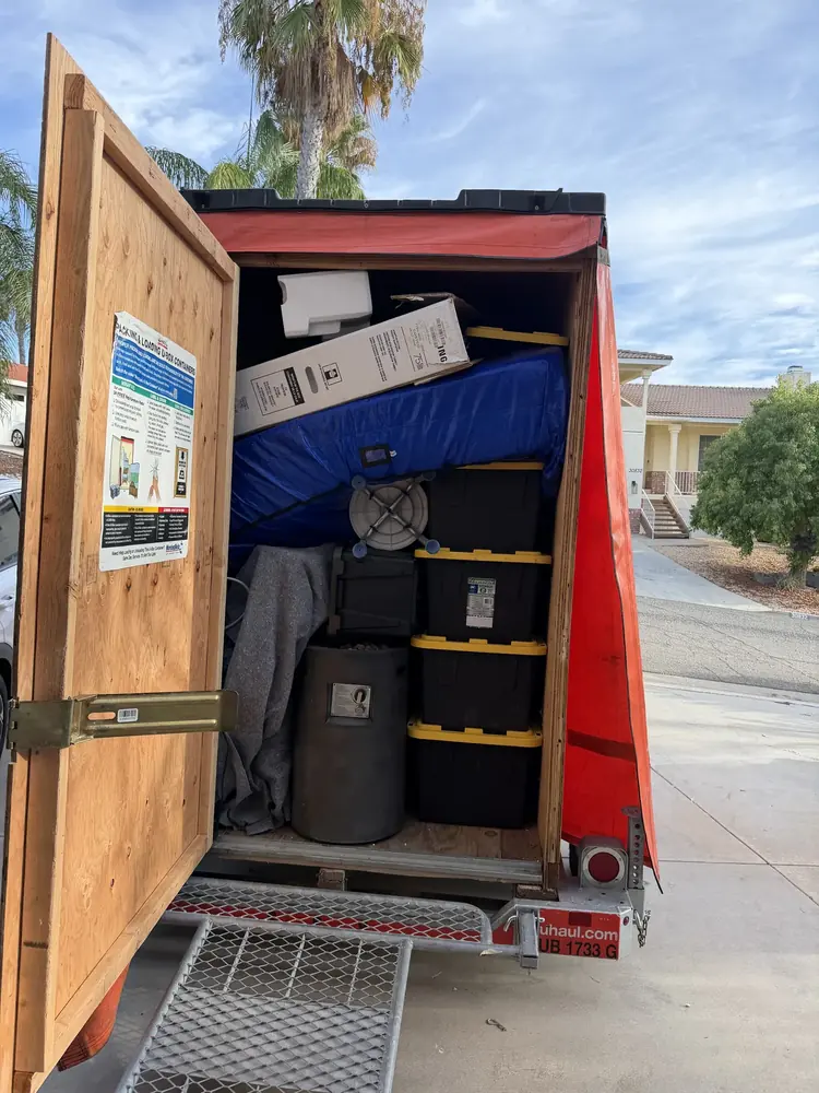 Packed U-Box container
